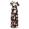 BloomEase Floral Maternity Maxi Dress ATHLEXES