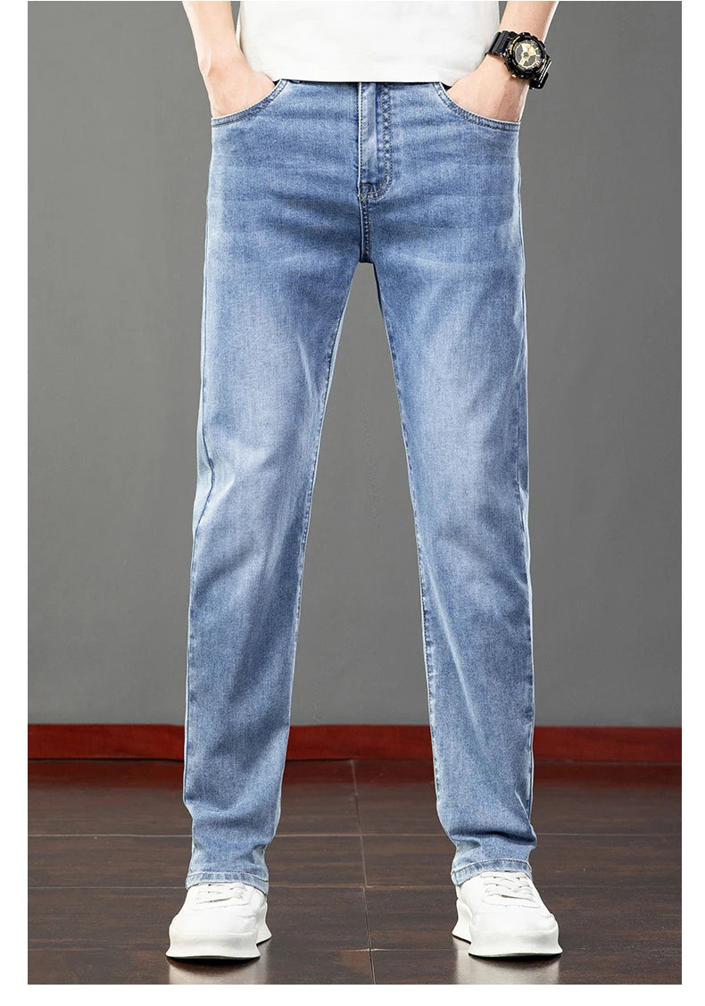 Classic Fit Men's Slim Stretch Denim Jeans ATHLEXES