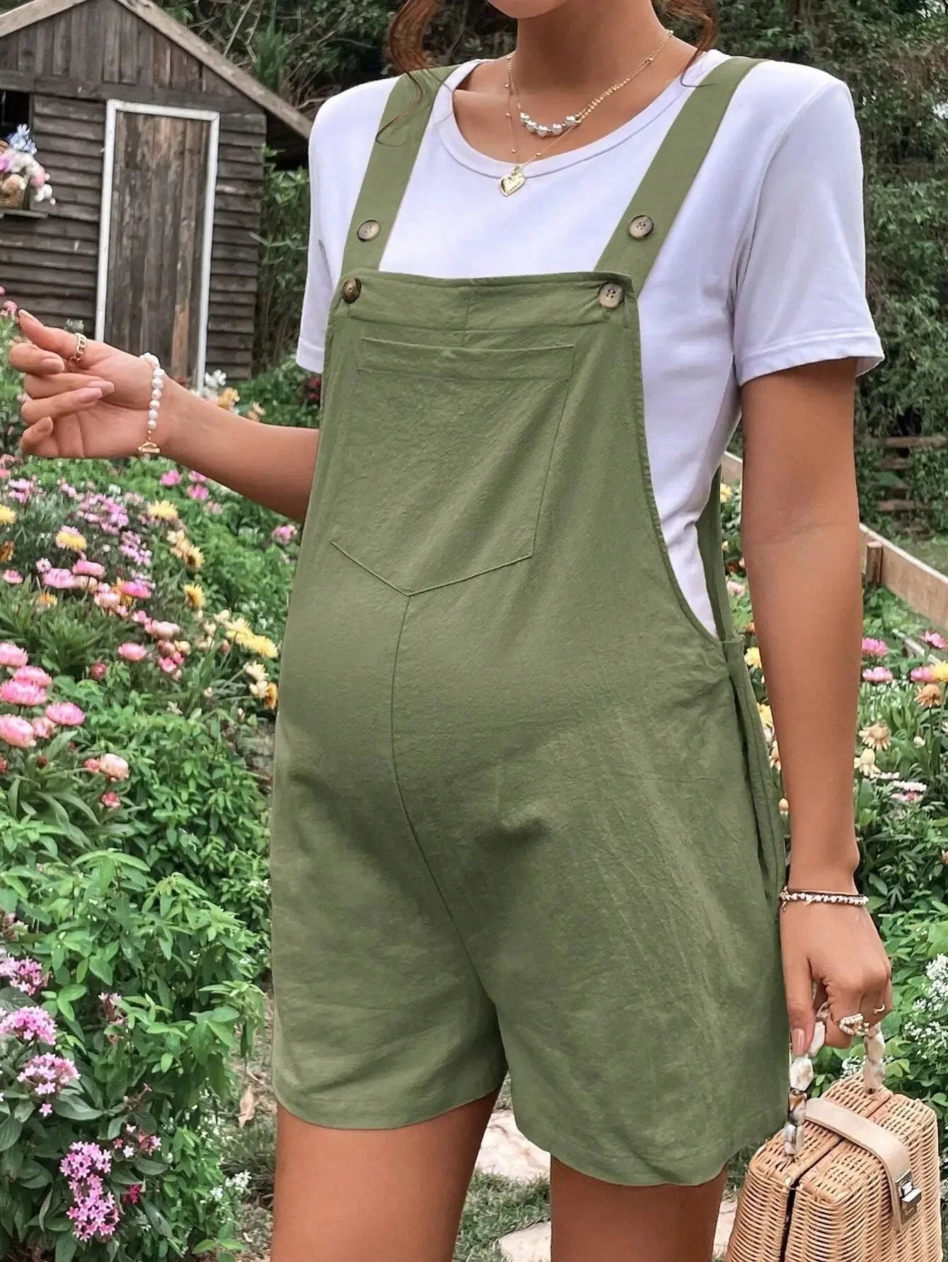 Chic Plus Size Maternity Jumpsuit for Summer Bliss ATHLEXES