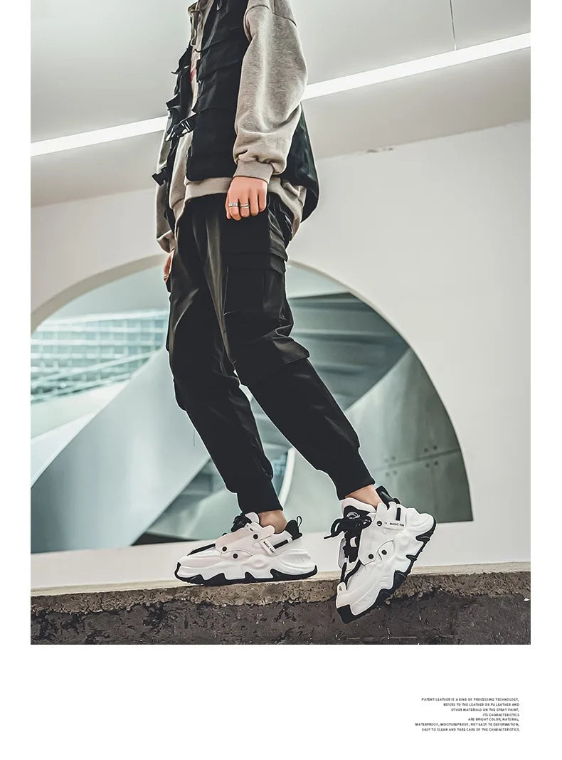 Trendy 2024 High Rise Thick Sole Men's Board Shoes ATHLEXES