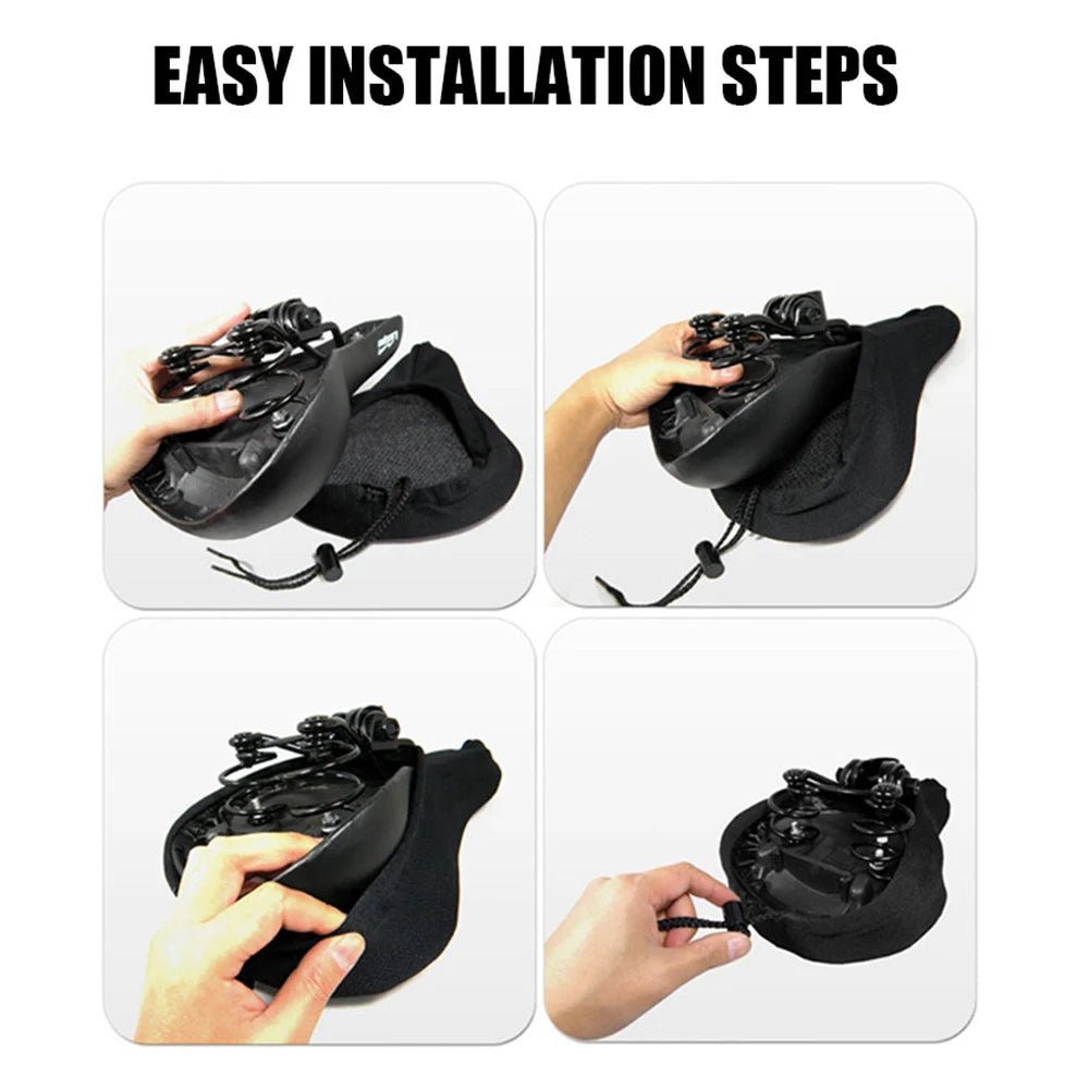 Soft 3D Foam Bike Saddle Cover for Ultimate Comfort ATHLEXES