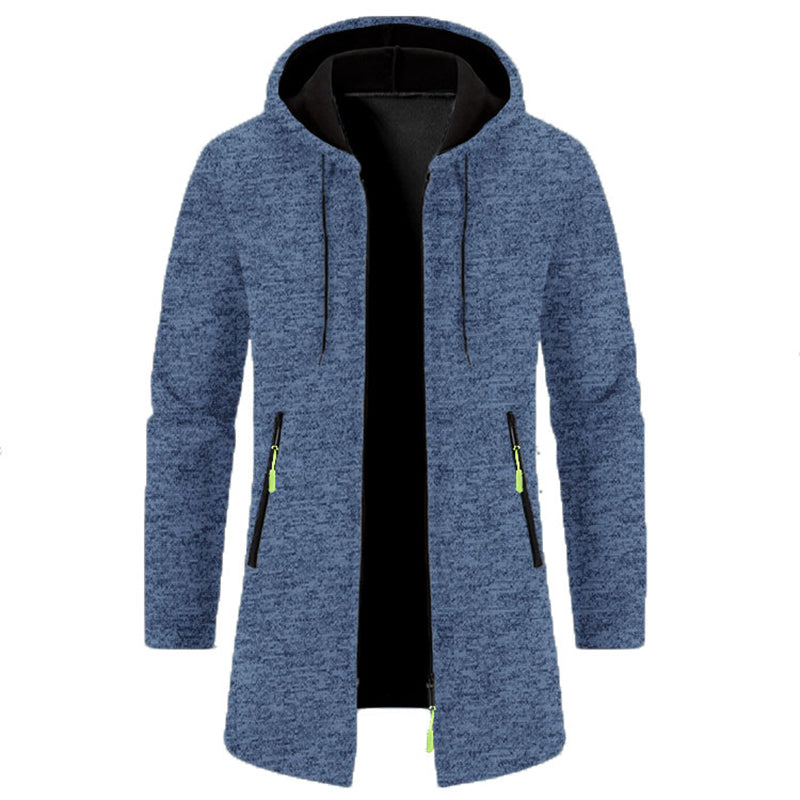 Urban Luxe Zippered Hoodie: Oversized Black Winter Sweatwear ATHLEXES