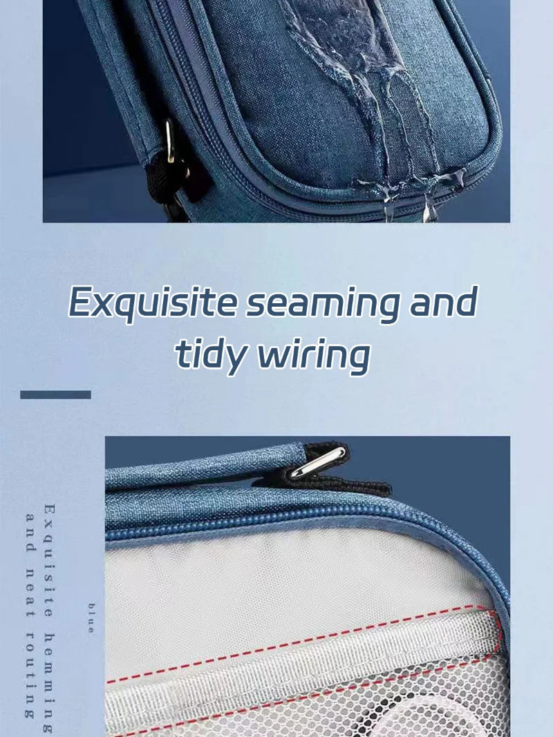 ElitePro Portable Pencil Case with Multi Compartments ATHLEXES