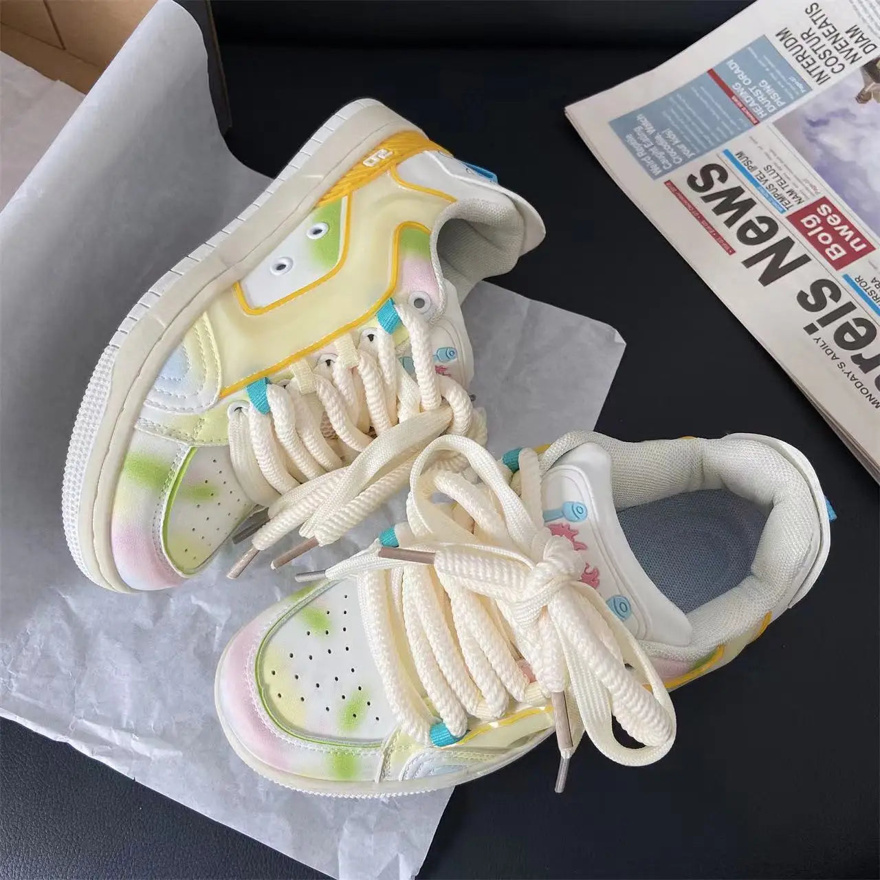 Korean Style Thick Bottom Casual Board Shoes ATHLEXES