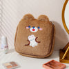 Charming Rabbit Ear Plush Makeup Bag for Girls ATHLEXES