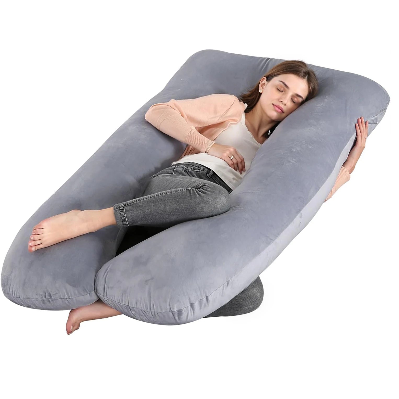 CloudNest G Shaped Maternity Support Pillow ATHLEXES