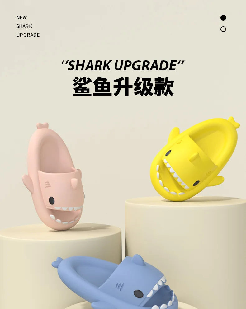 SharkStyle PVC Indoor Slippers for Couples ATHLEXES