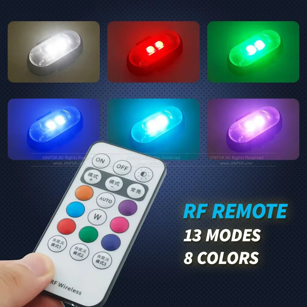 AuraGlow Wireless LED Car Lights ATHLEXES