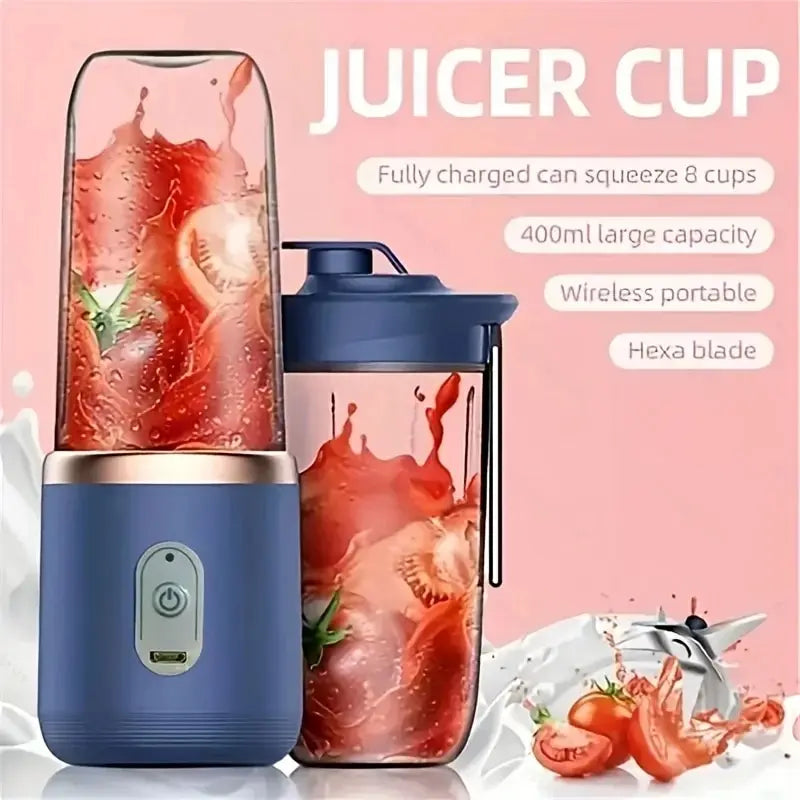 BlendPro 6-Blade Electric Portable Juice and Smoothie Maker ATHLEXES