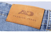 Light Blue Slim Fit Stretch Jeans for Men ATHLEXES
