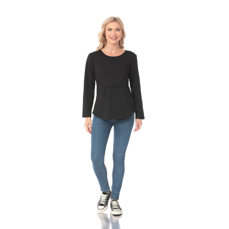Maternity Comfort Stretch Tee for Breastfeeding ATHLEXES