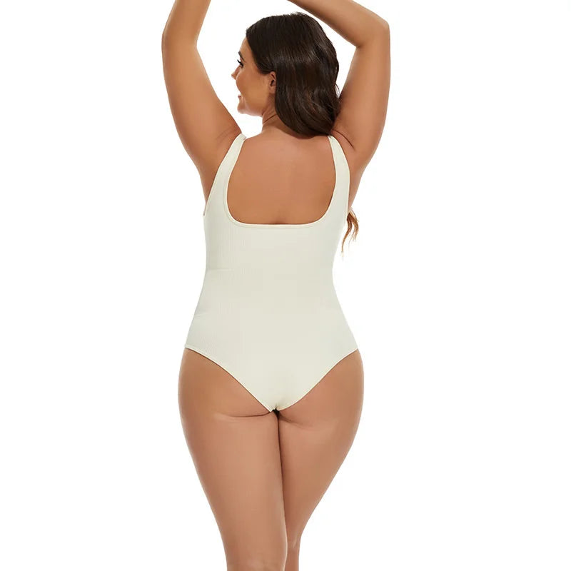 GUUDIA Ribbed Tummy Control Shaping Jumpsuit ATHLEXES