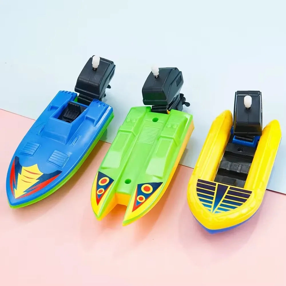 Wind-Up Speed Boat Bath Toy ATHLEXES