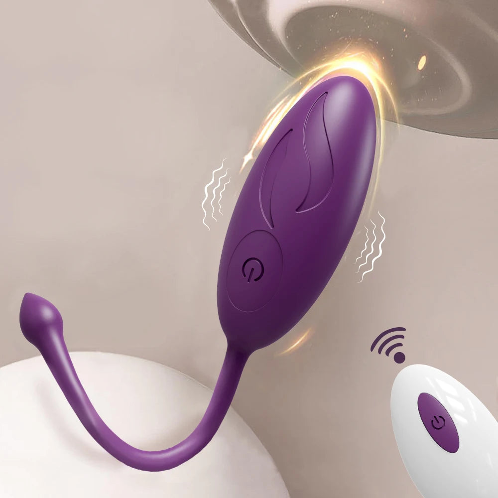G-Spot Bliss Remote Control Love Egg Vibrator ATHLEXES