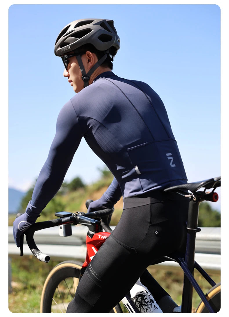INBIKE Men's Thermal Fleece Cycling Jacket with Pockets ATHLEXES