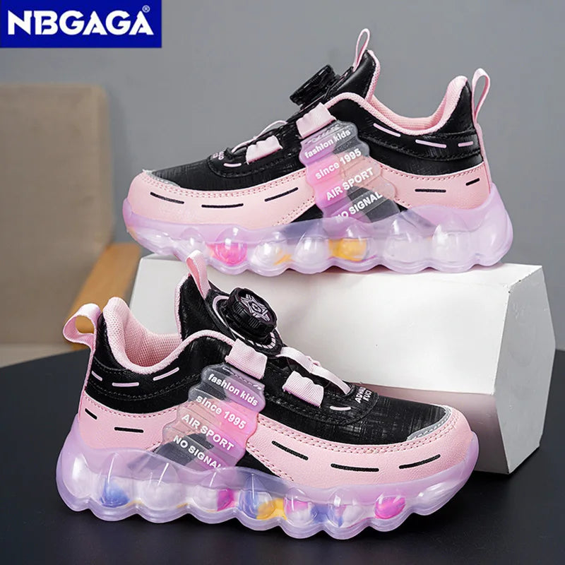 NBGAG Anti-Skid Leather Kids Sneakers ATHLEXES