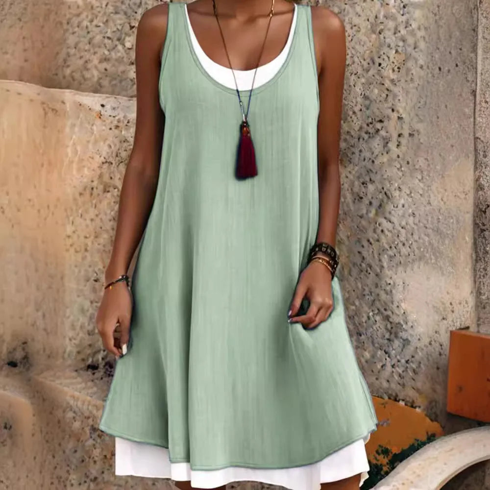 Effortless Elegance Sleeveless Summer Dress ATHLEXES
