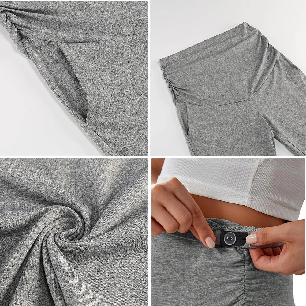 BellyFit Wide Leg Maternity Lounge Pants ATHLEXES