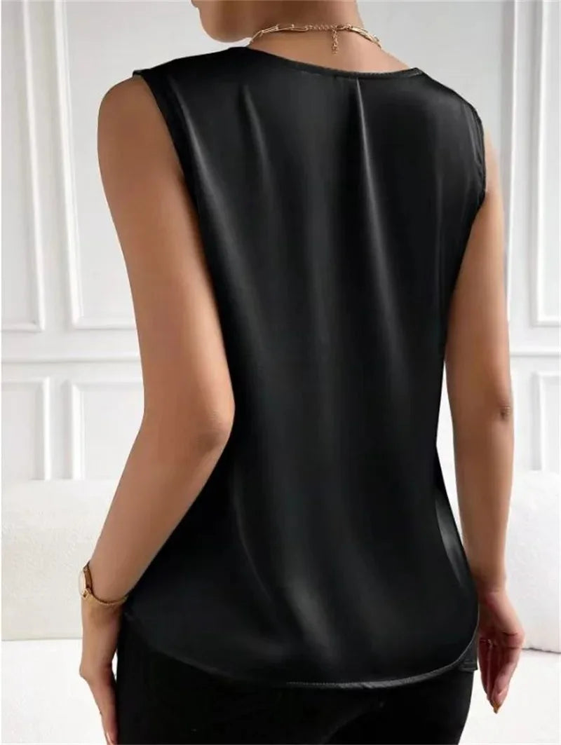 Chic V Neck Summer Vest for Effortless Style ATHLEXES