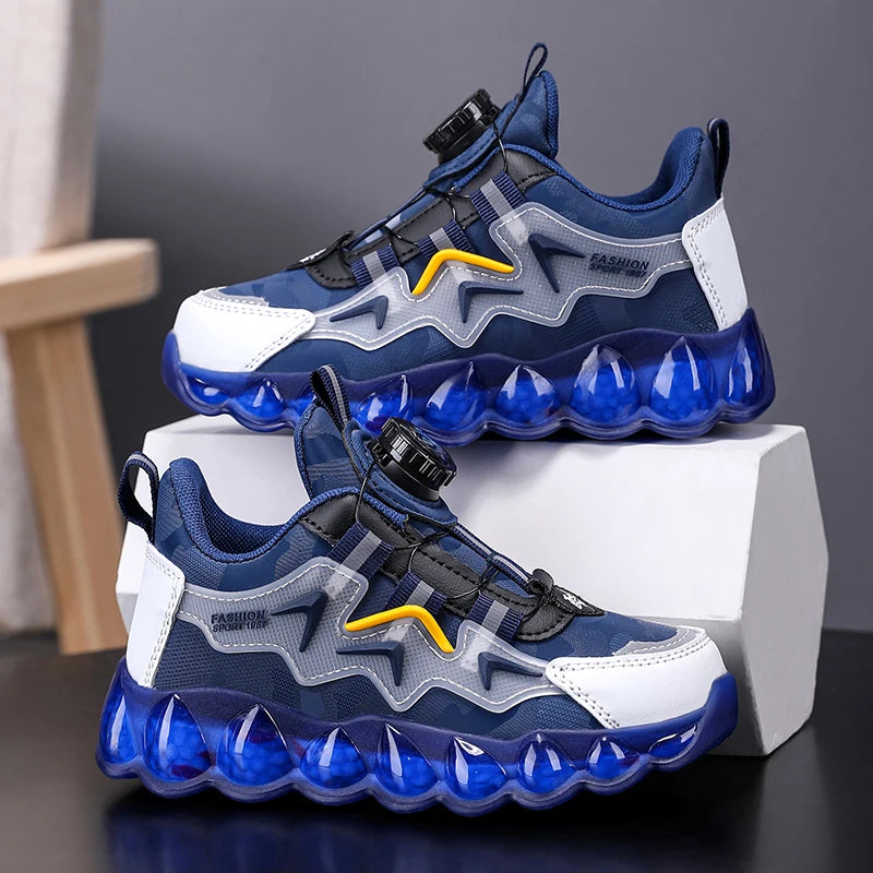 Stylish Leather Kids Running Sneakers ATHLEXES