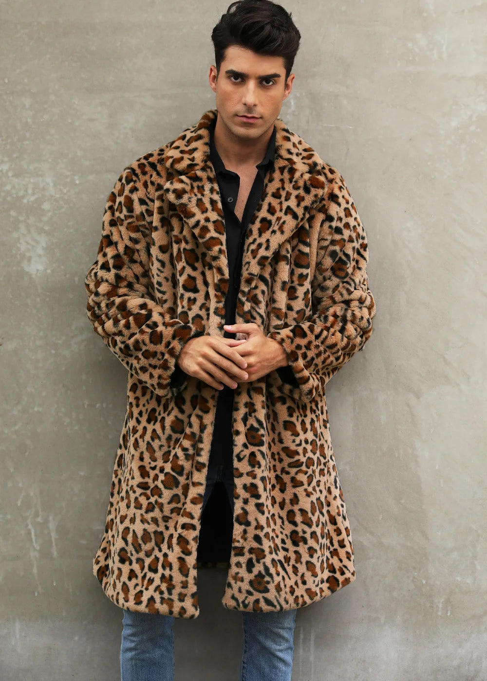 Faux Fur Leopard Coat ATHLEXES