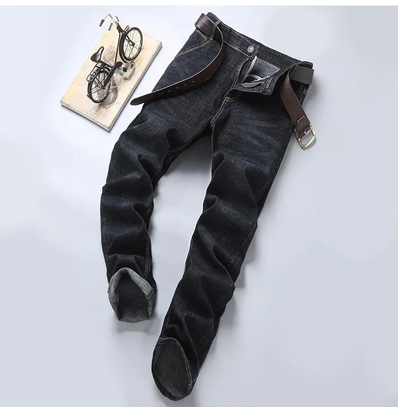 Elite Comfort Slim Fit Denim Trousers for Men ATHLEXES