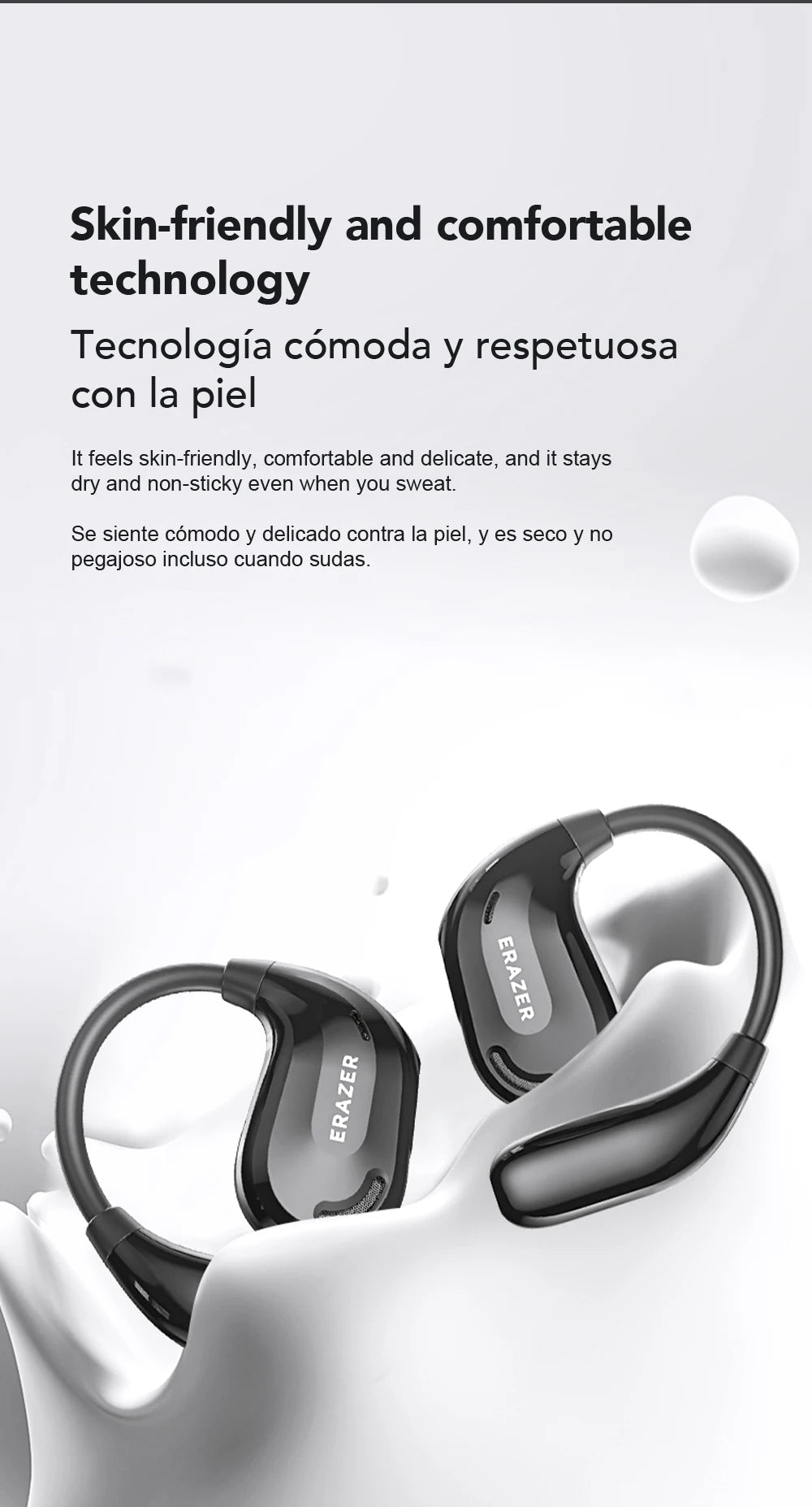 ERAZER XT66PRO Smart Bluetooth Earbuds with Translator ATHLEXES