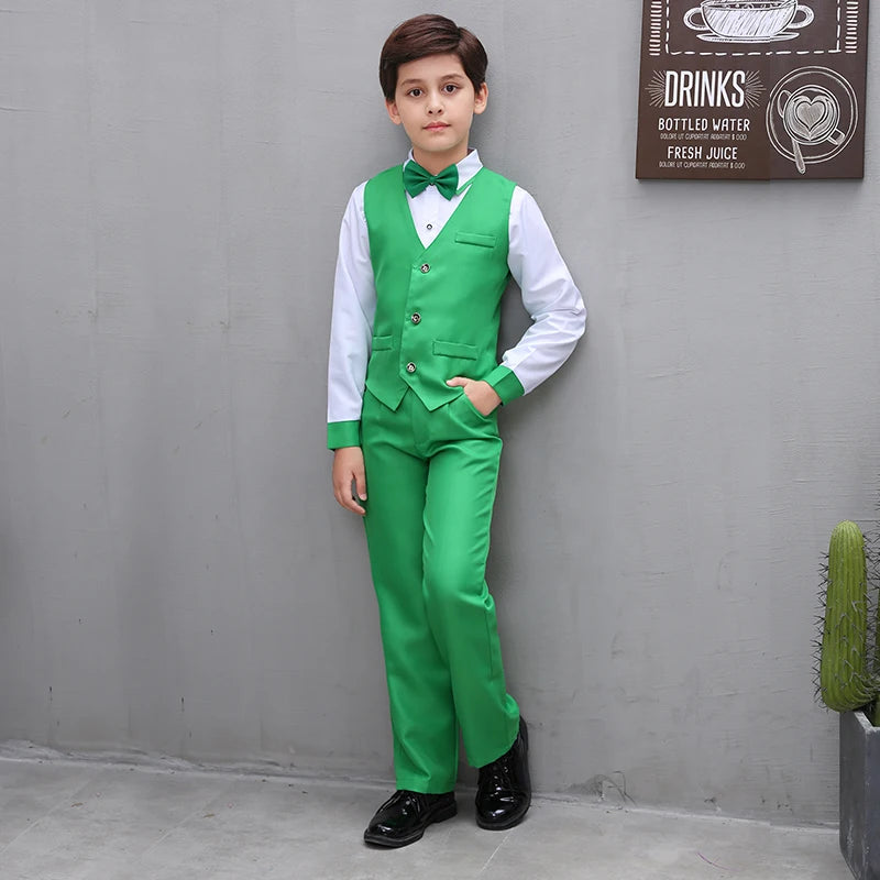Chic Boys Formal Vest Suit Set for Special Occasions ATHLEXES