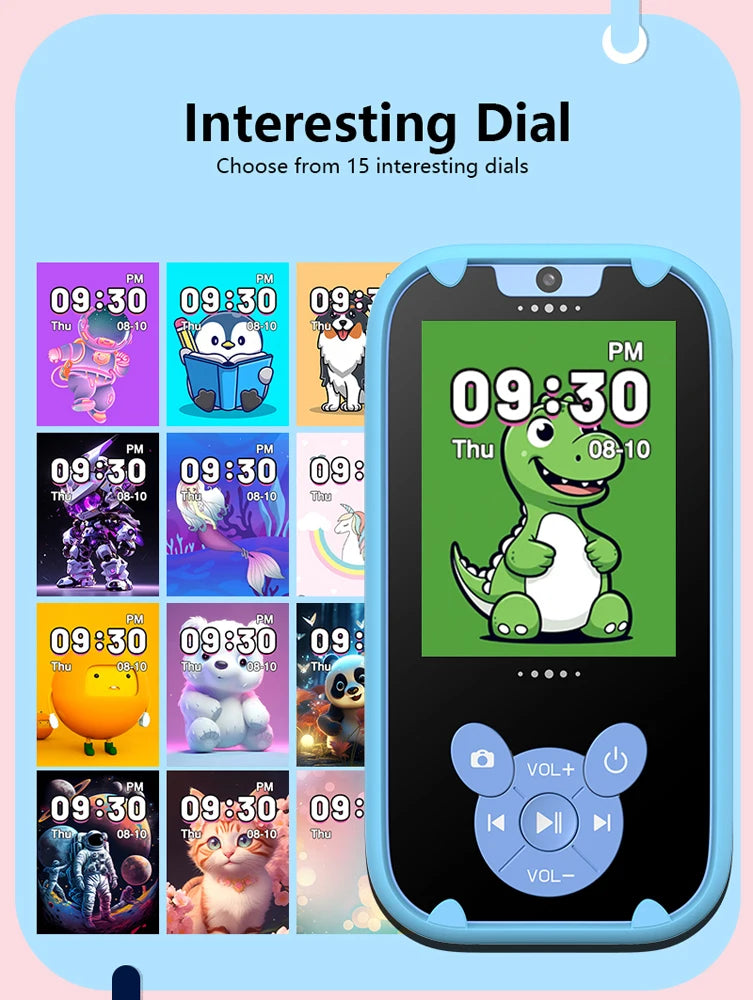 Smart Kids Dual Camera Educational Phone Toy ATHLEXES