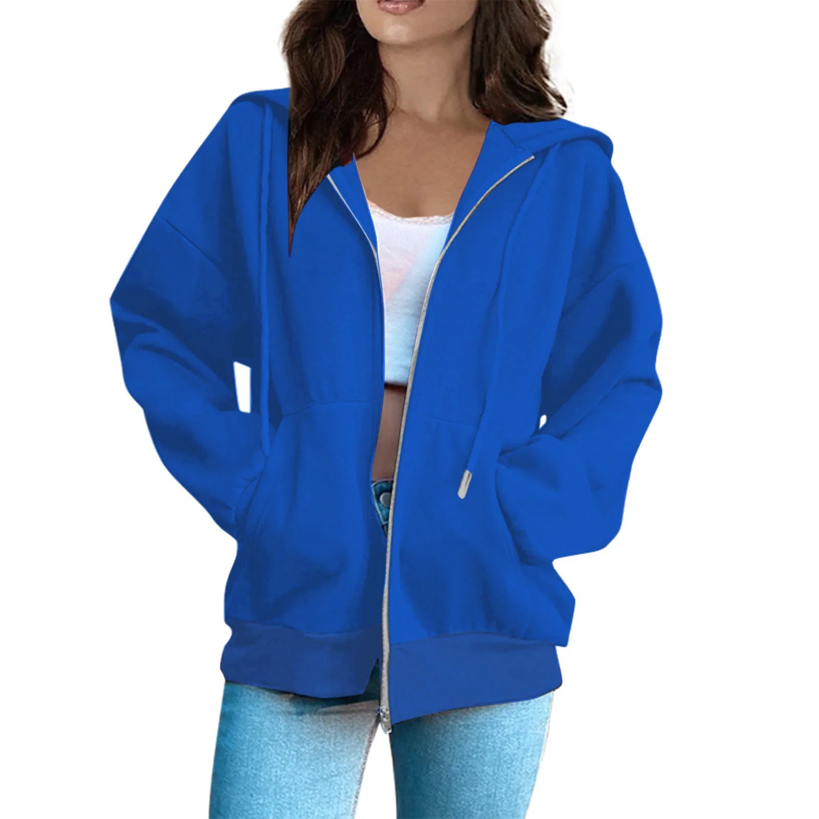 Chic Comfort 2024 Zip-Up Warm Hooded Sweatshirt for Women ATHLEXES