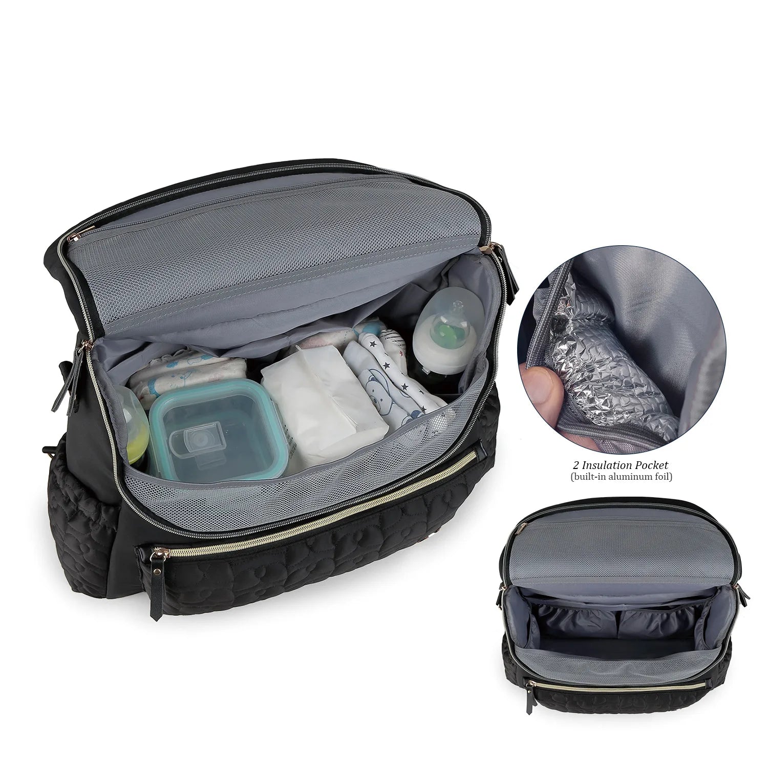 ChicBaby Waterproof Diaper Backpack with Changing Pad ATHLEXES