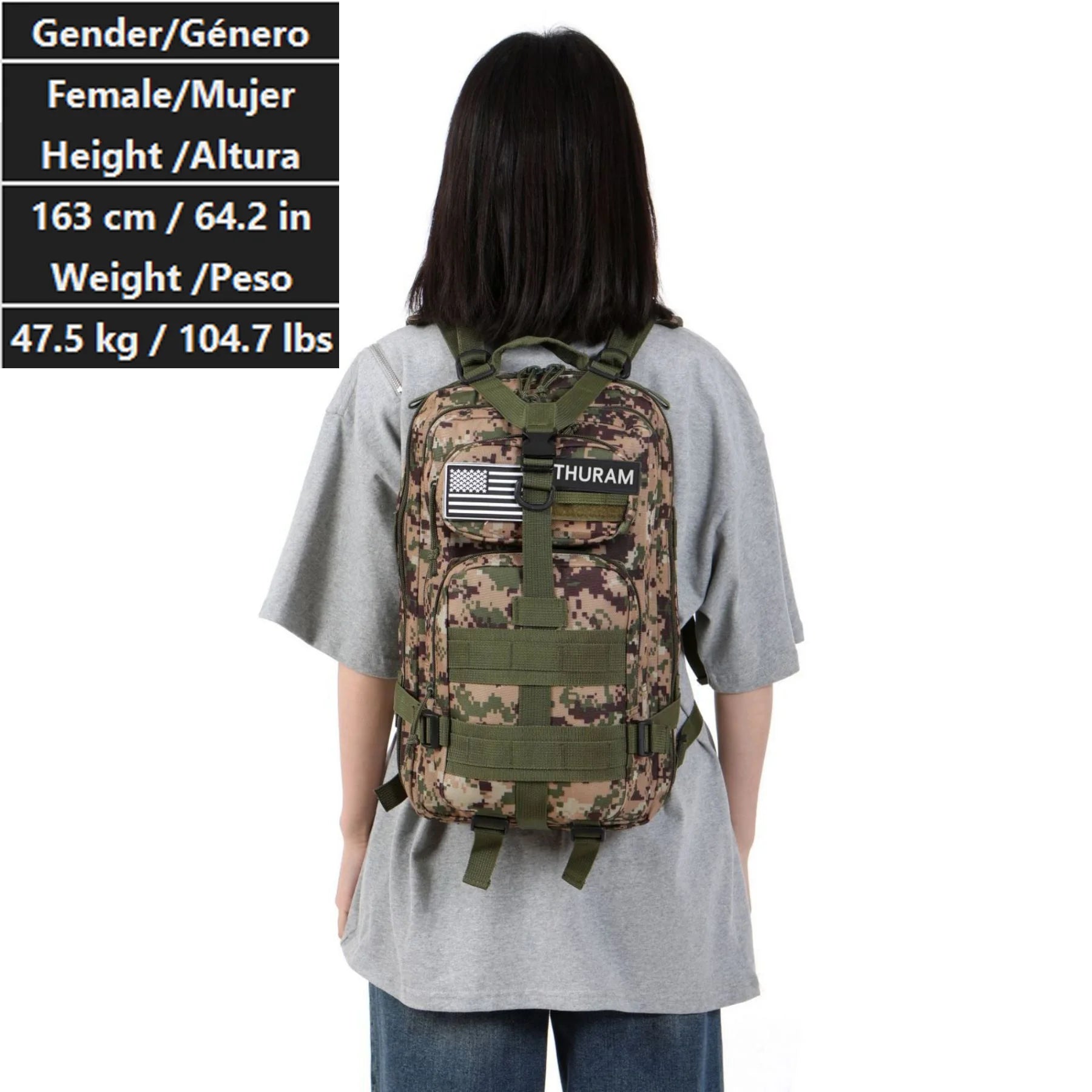 30L/50L 1000D Nylon Waterproof Trekking Bag Backpack ATHLEXES