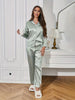 Solid Long Sleeve Pajama Set ATHLEXES