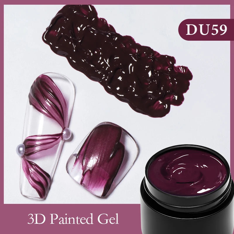 Mtssii 8ml Clear Nail Gel Art Extension & Carving Varnish ATHLEXES