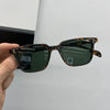 Leopard Green Square Sunglasses for Men ATHLEXES