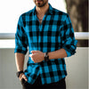 Plaid Luxe Lapel Cardigan for Men - Casual Elegance ATHLEXES