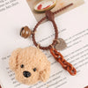 Plush Poodle Keychain Charm for Stylish Accessories ATHLEXES