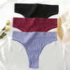 3PCS/Set Women's Cotton High Waisted Thongs S-XL Comfort ATHLEXES