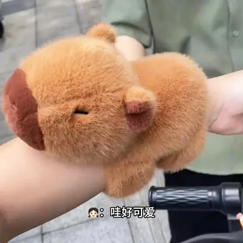 Kawaii Capybara Plush Wristband Bracelet ATHLEXES