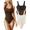 GUUDIA Ribbed Tummy Control Shaping Jumpsuit ATHLEXES