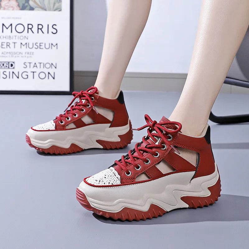 Trendy Womenâ??s Casual Sports Platform Sneakers 2023 ATHLEXES