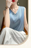 SilkBlend V-Neck Summer Blouse for Women ATHLEXES