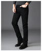 Classic Black Biker Stretch Denim Trousers ATHLEXES