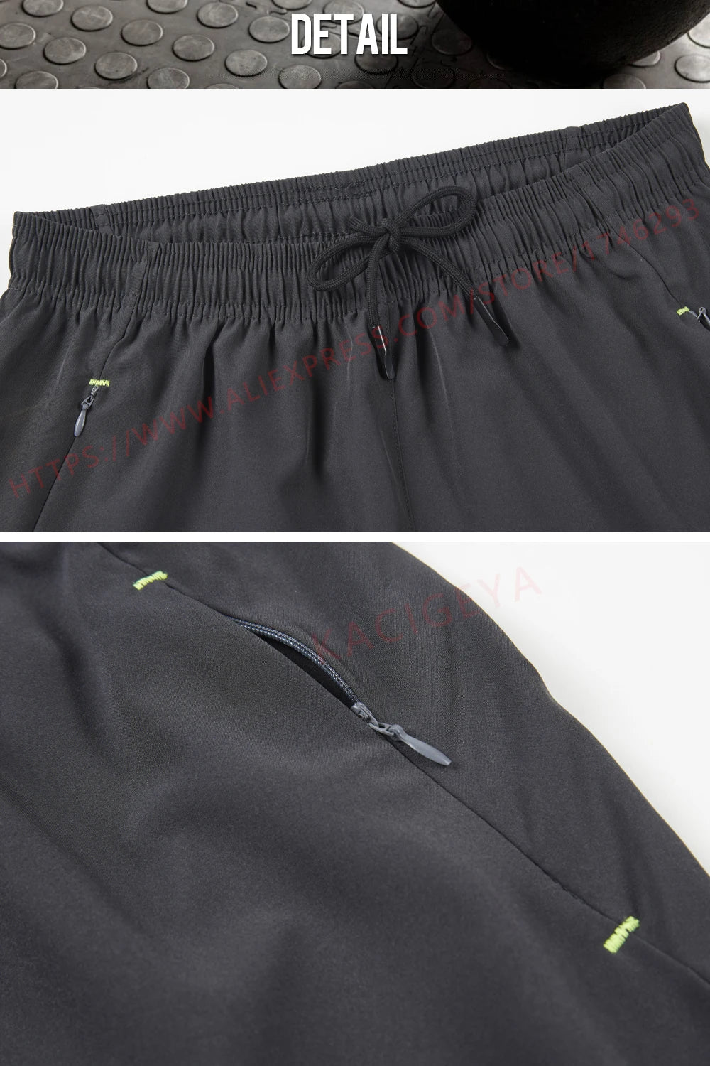 ActiveWave Beach Running Shorts with Zip Pocket ATHLEXES