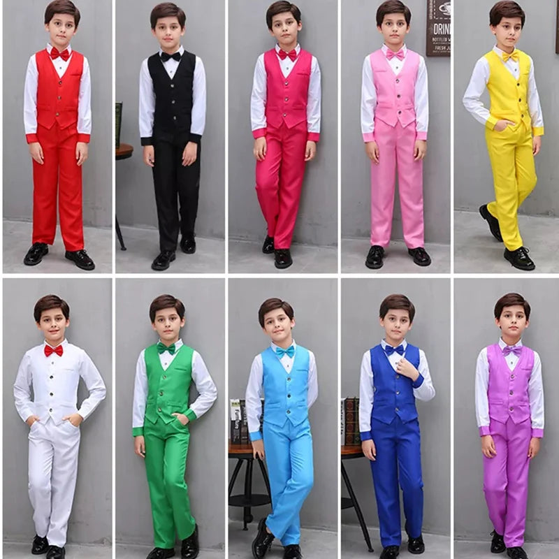 Chic Boys Formal Vest Suit Set for Special Occasions ATHLEXES