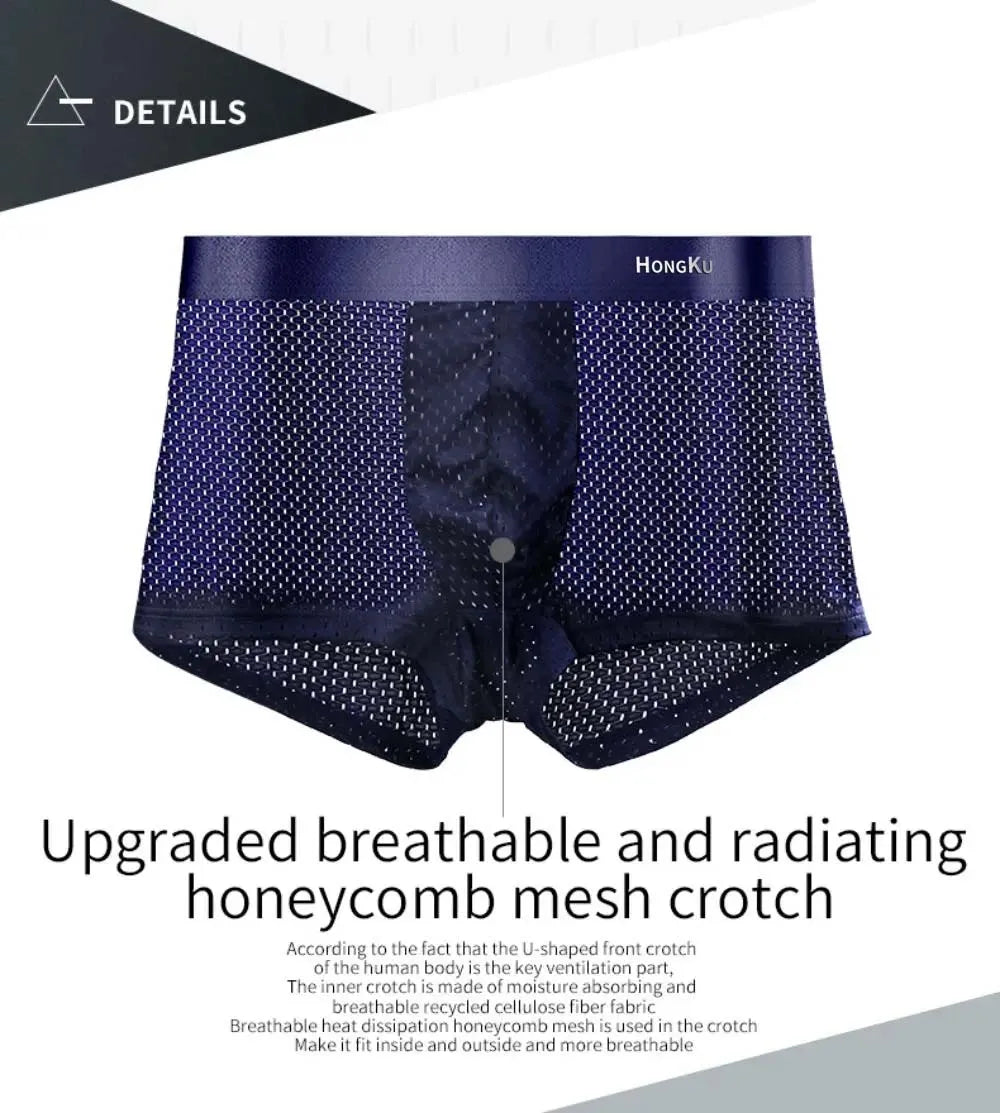 BambooComfort Breathable Men's Boxer Shorts ATHLEXES