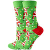 Colorful Cotton Women's Socks - Trendy Hedgehog & Sloth Designs ATHLEXES