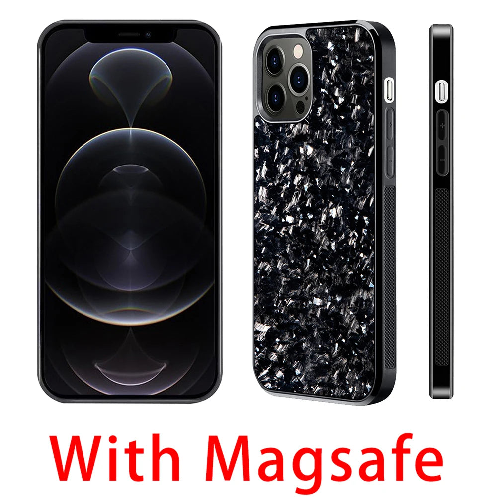 Magsafe Carbon Fiber Case for iPhone Models 10-15 ATHLEXES
