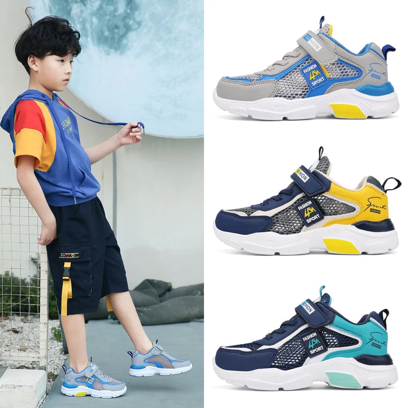 Breathable Summer Boys Casual Sneakers Trainers ATHLEXES