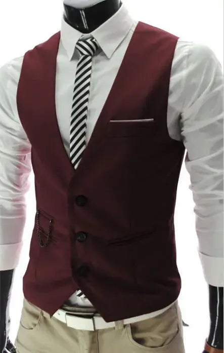 EliteFit Slim Menâ??s Formal Vest ATHLEXES